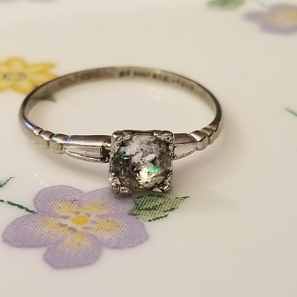 **SOLD**RARE Vintage UNCAS Karatclad Solitaire